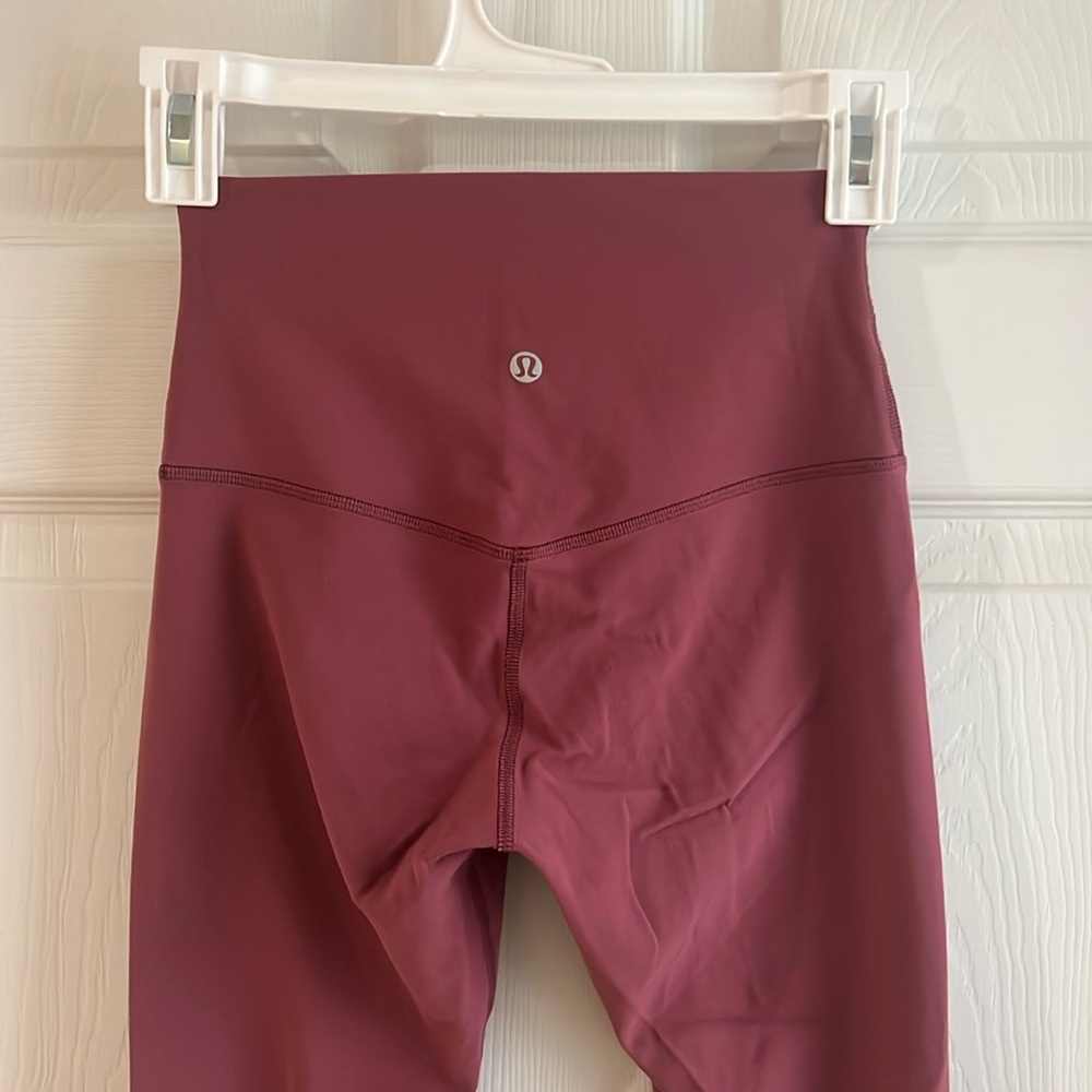 Lululemon Leggings . Mauve pink. Size 4
